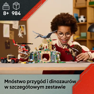 LEGO Jurassic World Powietrzna misja z kecalkoatlem i spinozaurem 76976