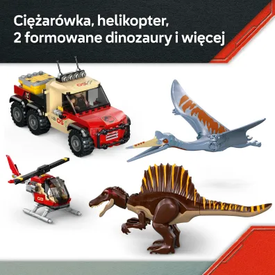 LEGO Jurassic World Powietrzna misja z kecalkoatlem i spinozaurem 76976
