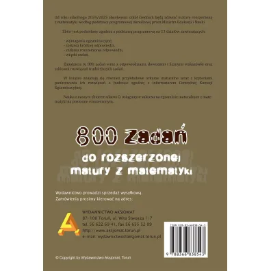 Zbi�r test�w i zada� maturalnych z matematyki 2025-2028. Poziom rozszerzony