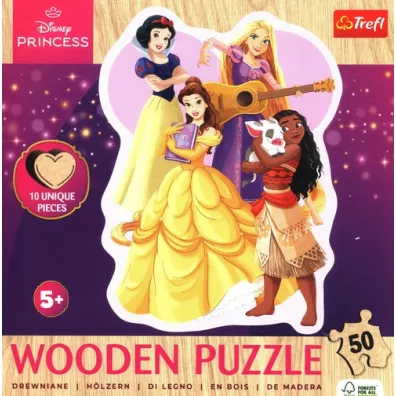 Puzzle 50 konturowe Urocze Ksiniczki TREFL