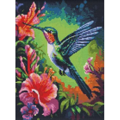 Ideyka Diamentowa mozaika - Wdzi�czny koliber 30x40cm