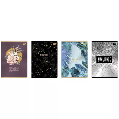 Interdruk Zeszyt A5 Metallic kratka 60 kartek