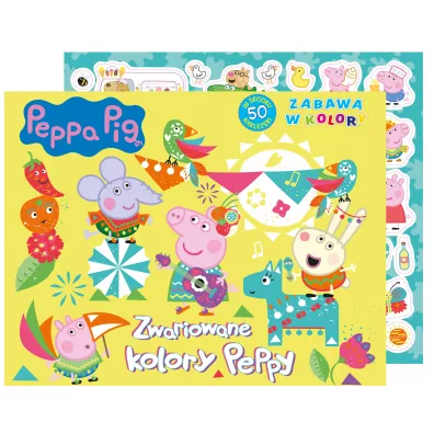 Peppa Pig. Zabawa w kolory. Zwariowane kolory Peppy