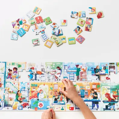 Puzzle Co robi weterynarz Bright Junior Media