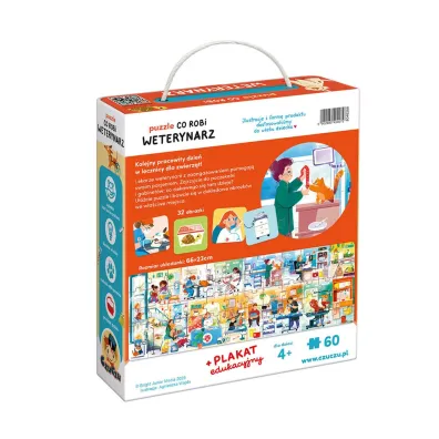 Puzzle Co robi weterynarz Bright Junior Media