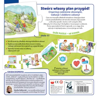 Puzzle Kapitan Nauka. M�j dzie�. Uk�adam i opowiadam Edgard