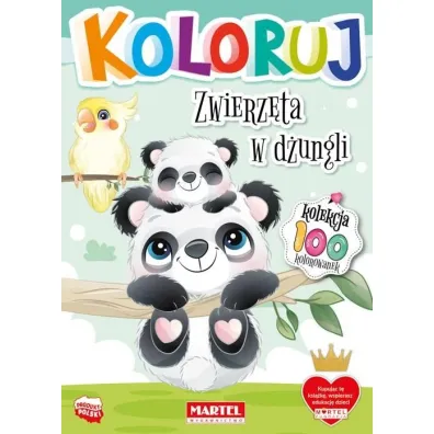Zwierz�ta w d�ungli. Koloruj