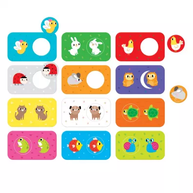 Puzzle z dziurk Przyjaciele Bright Junior Media