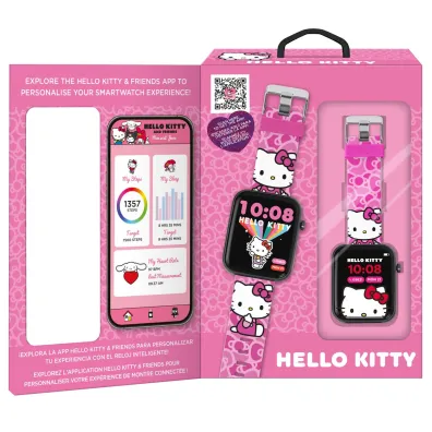 Smartwatch z Bluetooth Hello Kitty 12 funkcji i aplikacja Hello Kitty HK50264