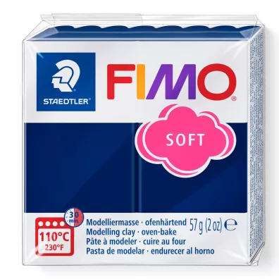 Staedtler Masa plastyczna termoutwardzalna Soft, granatowa, 57g, kostka