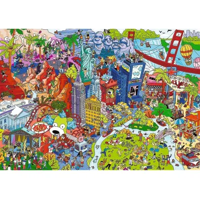 Puzzle 500 el. Spy Guy USA Trefl