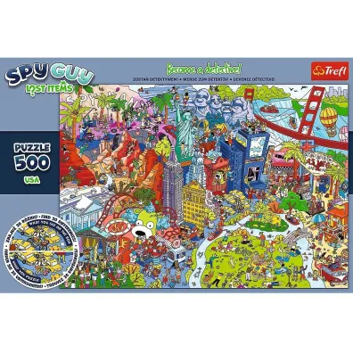 Puzzle 500 el. Spy Guy USA Trefl