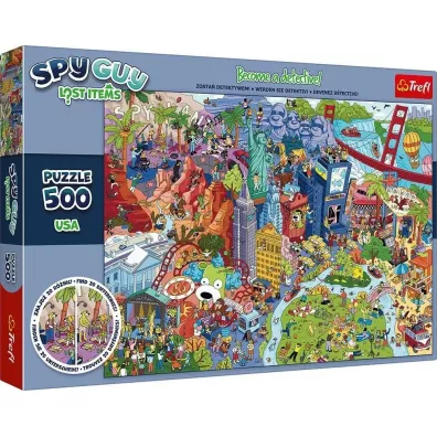 Puzzle 500 el. Spy Guy USA Trefl