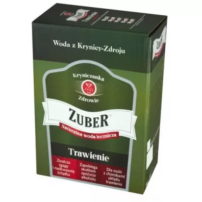 Kryniczanka Zuber Naturalna woda lecznicza Trawienie 3 l