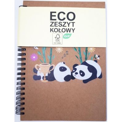 Yoyo Koozeszyt A5 Eco panda kratka 60 kartek
