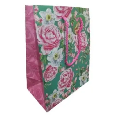 Fresh Torebka ozdobna brokat r�e 35x37x12cm