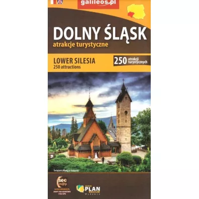 Dolny �l�sk - mapa atrakcji 2022 - PL/EN