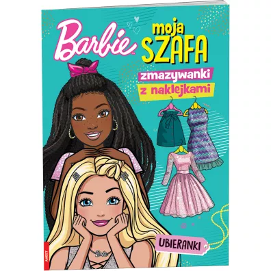 Barbie. Moja szafa. Zmazywanki z naklejkami