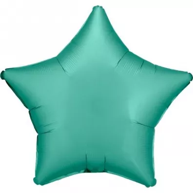 Amscan Balon foliowy Lustre Jade Green gwiazda luzem 48cm