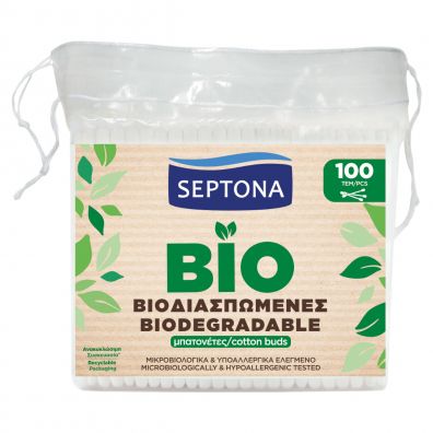 Septona Ecolife biodegradowalne patyczki higieniczne 100 szt.