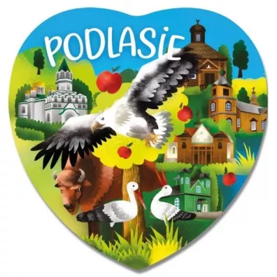 Pan Dragon Magnes I love Poland Podlasie ILP-MAG-C-POD-16