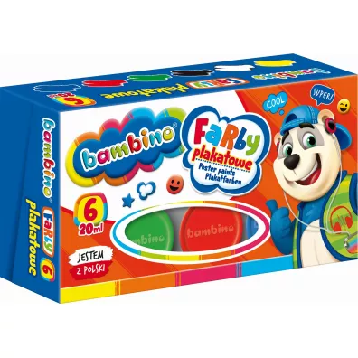 St. Majewski Farby plakatowe Bambino 6x20ml