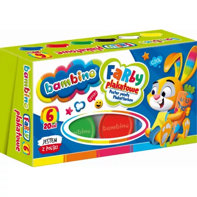 St. Majewski Farby plakatowe Bambino 6x20ml