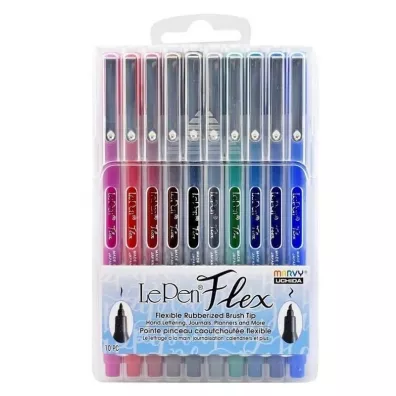 Marvy Cienkopisy Le Pen Flex Primary 10 kolor�w