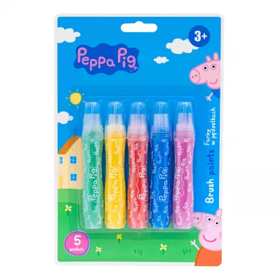 Astra Farby w p�dzelkach Peppa Pig 5 szt.