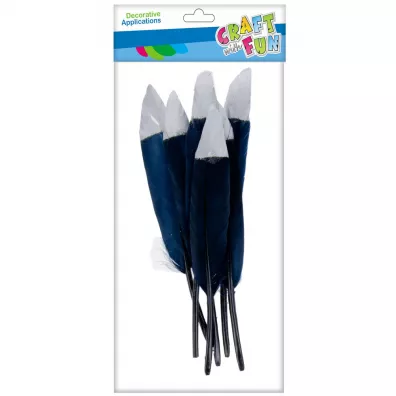 Craft with Fun Pi�rka dekoracyjne czarne 6 szt.