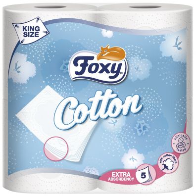 Foxy Papier toaletowy Cotton 4 szt.