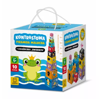 Kontrastowa piramida malucha + ksi��eczka