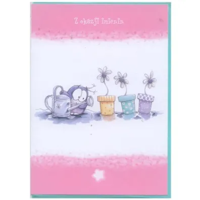 Carte Blanche Kartka z s�wk� Bobble - Z okazji imienin