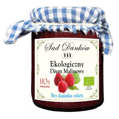 Sad Dankw Dem malinowy bez dodatku cukru 260 g Bio