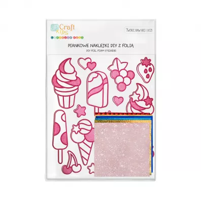 Dalprint Naklejki z pianki lody 16 szt.
