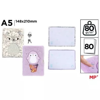 Mp Main Paper Notes A5/80K pluszowy z k��dk� Frosty MIX