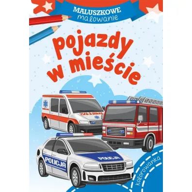 Pakiet dla przedszkolaka. Maluszkowe malowanie: Pojazdy w mie�cie, Pojazdy na wsi, Zwierzaki, Gryzonie + Kredki Bambino