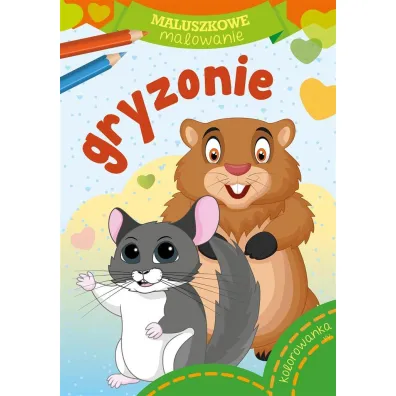 Pakiet dla przedszkolaka. Maluszkowe malowanie: Pojazdy w mie�cie, Pojazdy na wsi, Zwierzaki, Gryzonie + Kredki Bambino