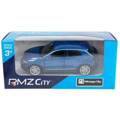 RMZ City Volkswagen T-ROC niebieski w skali 1:36 Daffi