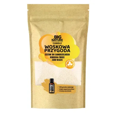 Big Nature Woskowa Przygoda Zestaw do samodzielnego robienia �wiec Warmed Soul (Black Orchid) 500 g
