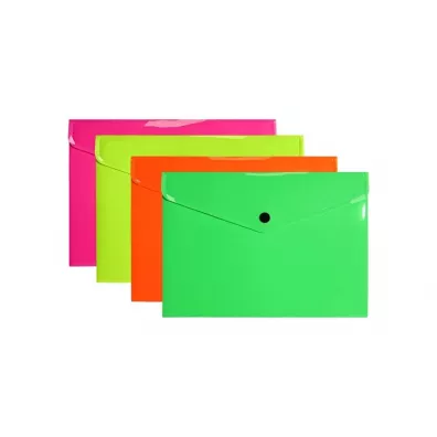 Biurfol Teczka koperta A5 PP neon (10szt)