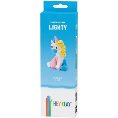 Hey Clay - T�czowy Jednoro�ec Lighty Tm Toys