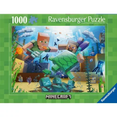 Puzzle 1000 el. Minecraft Mozaika Ravensburger