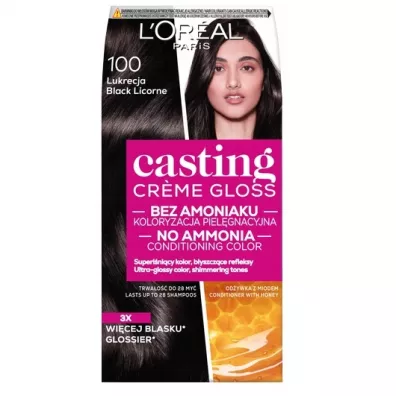 LOreal Paris Casting Creme Gloss farba do w�os�w 100 Lukrecja