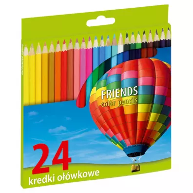 Grand Kredki o��wkowe sze�ciok�tne 24 szt.