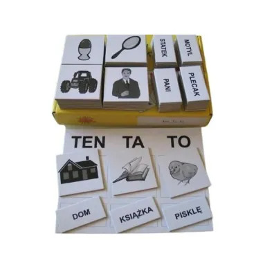 Zestaw dydaktyczny. Ten, Ta, To