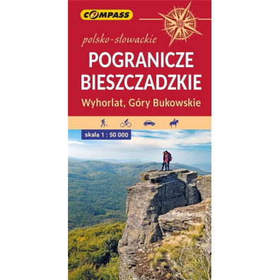 Mapa turystyczna Pogranicze Bieszczadzkie, Wyhorlat, Góry Bukowskie 1:50 000