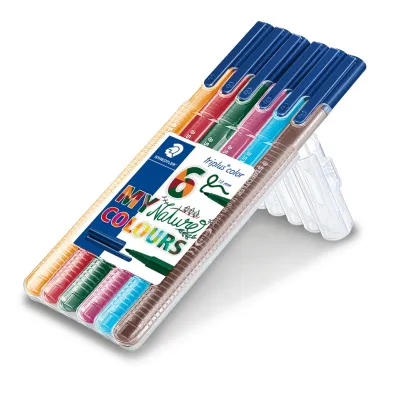 Staedtler Flamaster Triplus w etui 6 kolor�w, 1 mm