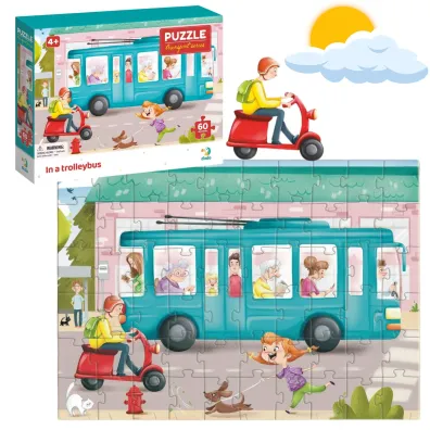 Puzzle 60 el. In a trolleybus Dodo