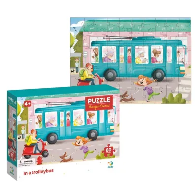 Puzzle 60 el. In a trolleybus Dodo